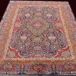 Esfahani Persian Rug Gallery
 ORIGIN: IRAN/ STYLE: KASHMAR / DESIGN: ANTIQUE
 PILE: WOOL / FOUNDATION: COTTON
 LENGTH FT: 12.96/ WIDTH FT: 9.68/ SQF: 125.43
 LENGTH M: 3.95 / WIDTH M: 2.95/ SQM: 11.65
 APPROX AGE: OVER 50 YEARS / APPROX KPSI: 150
 INVENT # 1096
