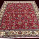 Esfahani Persian Rug Gallery
 ORIGIN: IRAN/ STYLE: TABRIZ / DESIGN: ALLOVER
 PILE: WOOL / FOUNDATION: COTTON
 LENGTH FT: 12.96/ WIDTH FT: 9.45/ SQF: 122.45
 LENGTH M: 3.95 / WIDTH M: 2.88/ SQM: 11.38
 APPROX AGE: OVER 50 YEARS / APPROX KPSI: 150
 INVENT # 1091	
