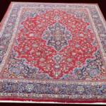 Esfahani Persian Rug Gallery
 ORIGIN: IRAN/ STYLE: KASHMAR / DESIGN: MEDALION
 PILE: WOOL / FOUNDATION: COTTON
 LENGTH FT: 12.53/ WIDTH FT: 9.68/ SQF: 121.30
 LENGTH M: 3.82 / WIDTH M: 2.95/ SQM: 11.27
 APPROX AGE: OVER 50 YEARS / APPROX KPSI: 150
 INVENT # 1092	
