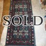Esfahani Persian Rug Gallery
 ORIGIN: IRAN/ STYLE: BALUCHI/ DESIGN: TRIBAL
 PILE: WOOL / FOUNDATION: WOOL
 LENGTH FT: 3.94/ WIDTH FT: 1.84/ SQF: 7.23
 LENGTH M: 1.20 / WIDTH M: 0.56 SQM: 0.67
 APPROX AGE: OVER 25 YEARS / APPROX KPSI: 100
 INVENT # 1351	

