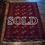 Esfahani Persian Rug Gallery
 ORIGIN: IRAN/ STYLE: BALUCHI/ DESIGN: TRIBAL
 PILE: WOOL / FOUNDATION: WOOL
 LENGTH FT: 4.92/ WIDTH FT: 3.81/ SQF: 18.73
 LENGTH M: 1.50 / WIDTH M: 1.16 SQM: 1.74
 APPROX AGE: OVER 25 YEARS / APPROX KPSI: 100
 INVENT # 1352	

