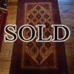 Esfahani Persian Rug Gallery
 ORIGIN: IRAN/ STYLE: BALUCHI/ DESIGN: TRIBAL
 PILE: WOOL / FOUNDATION: WOOL
 LENGTH FT: 5.48/ WIDTH FT: 2.92/ SQF: 16.00
 LENGTH M: 1.67 / WIDTH M: 0.89 SQM: 1.49
 APPROX AGE: OVER 25 YEARS / APPROX KPSI: 100
 INVENT # 1353	
